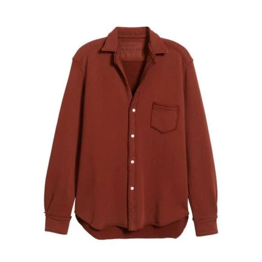Frank & Eileen Eileen Relaxed Terry Button-Up Shirt XL